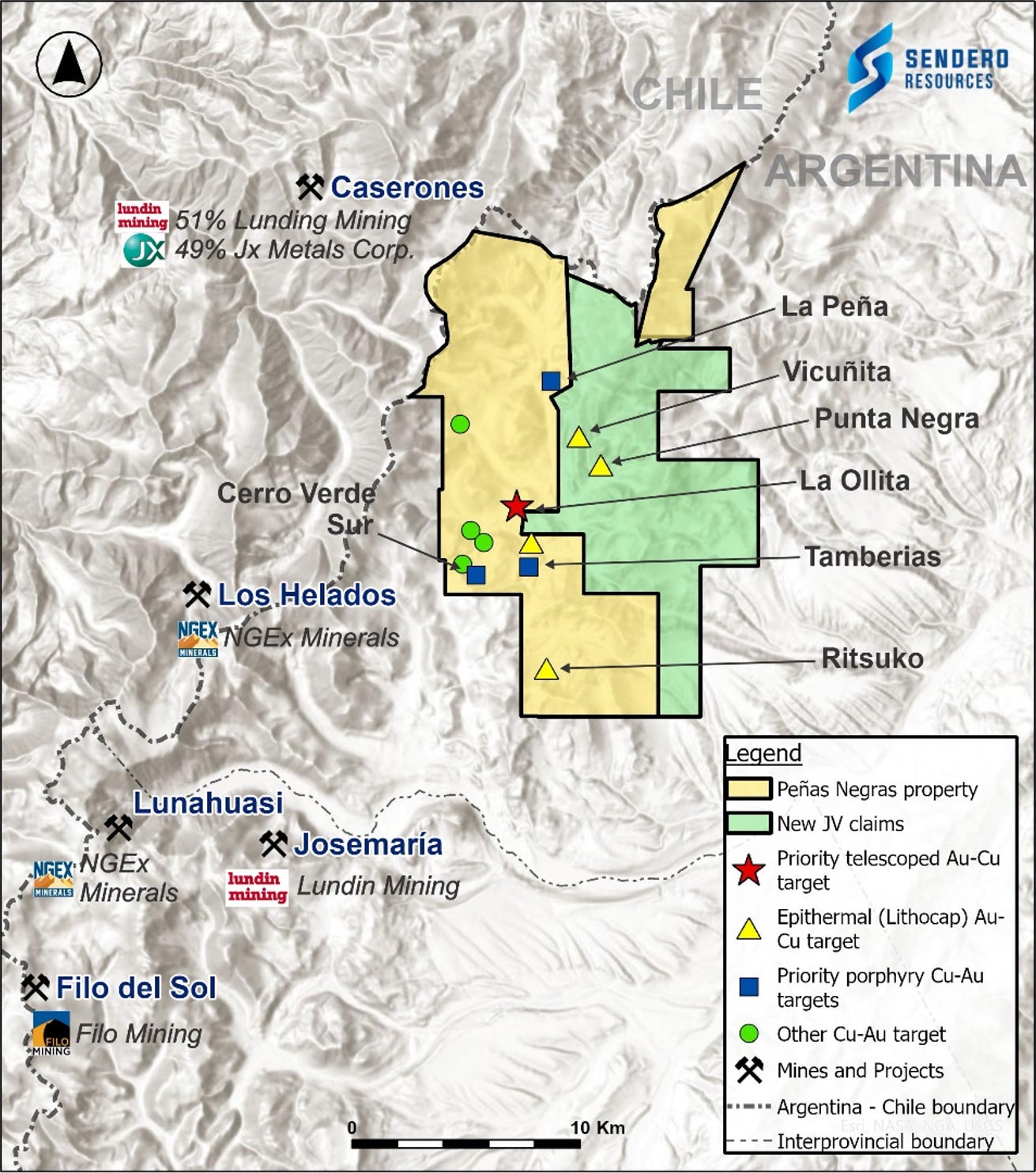 Peñas Negras Project and Exploration Targets
